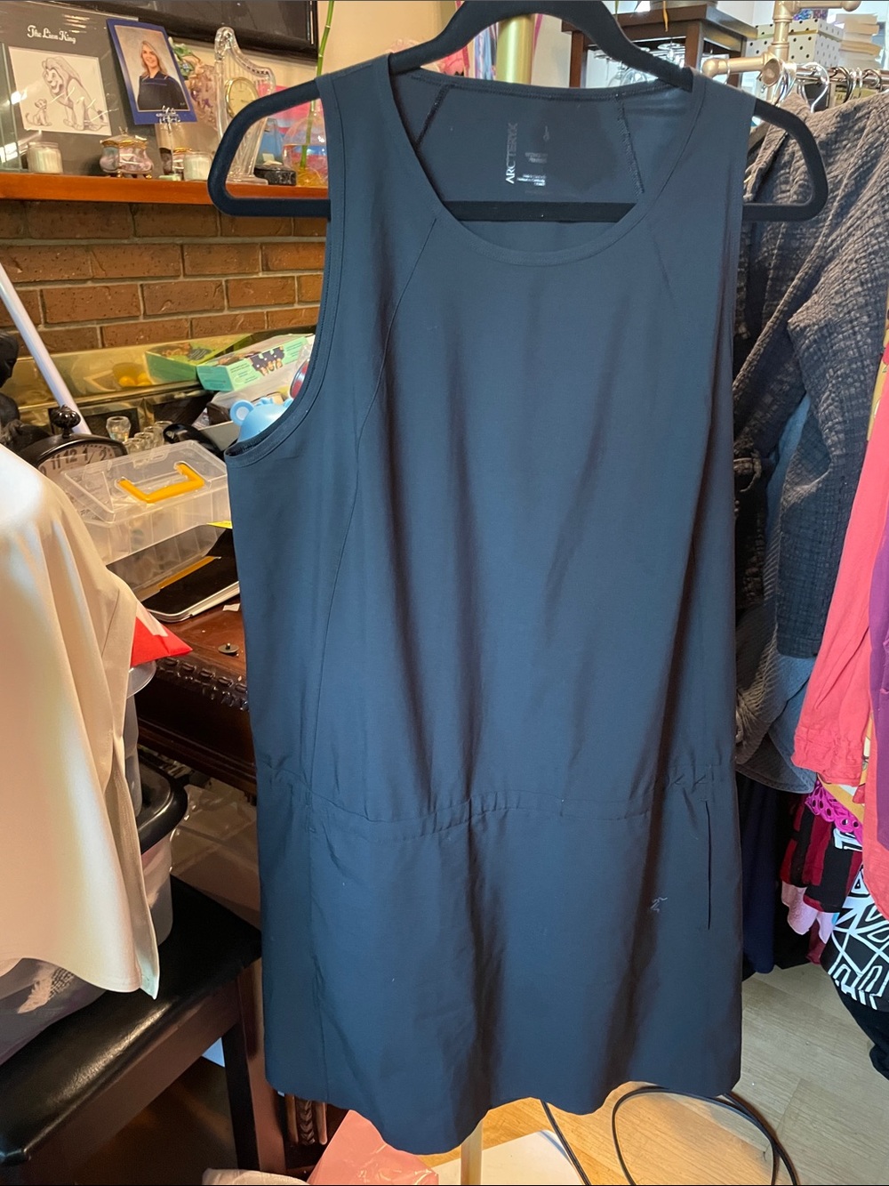 Arc'teryx Contenta Dress - Sleeveless Lightweight Travel Dress Gray/Black
